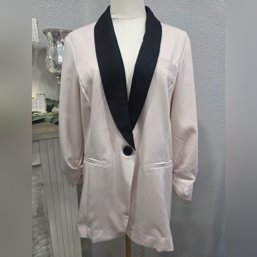Charlotte Russe Blazer with Black Lapel